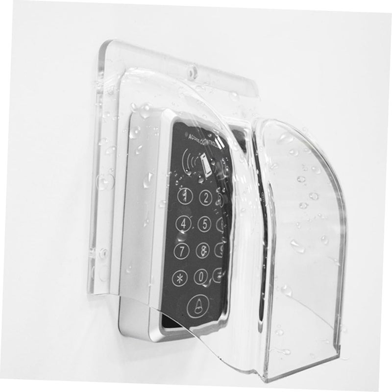 2pcs Waterproof Access Control Machine Covers Doorbell Switch Rain Protection for Attendance and Fingerprint Machines Outdoor Weatherproof Design - Image 2