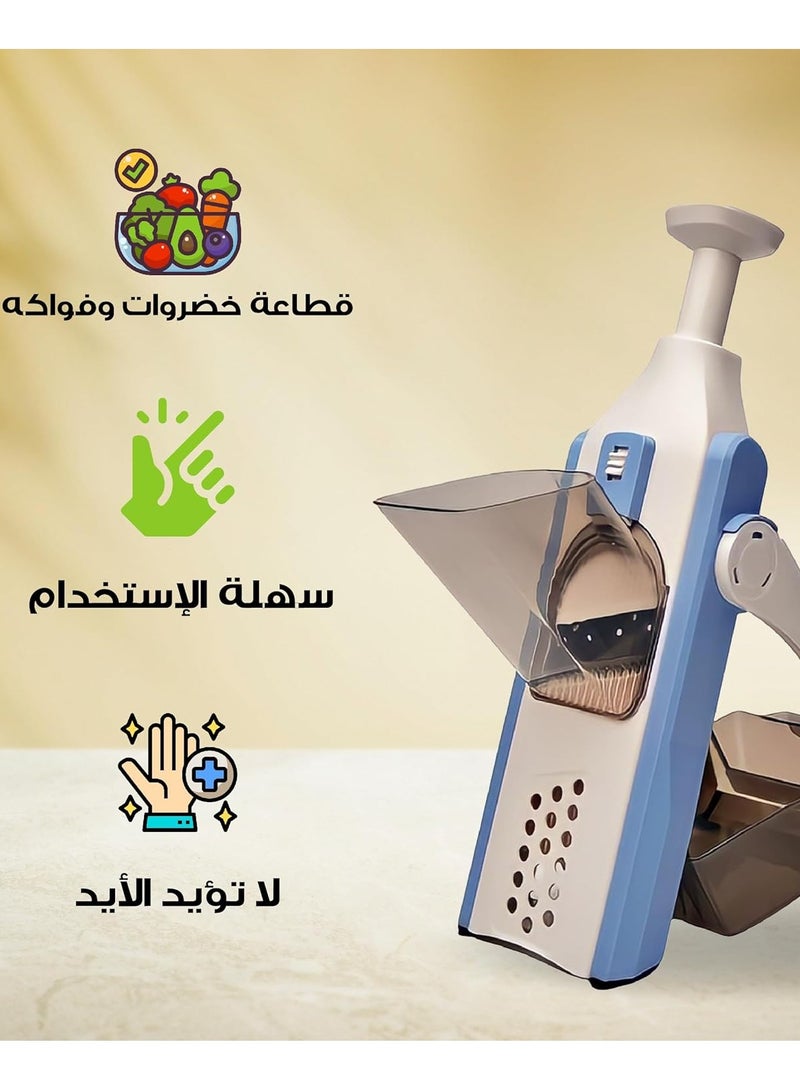 قطاعة خضروات آمنة 5 في 1 قابلة للتعديل  - Image 2