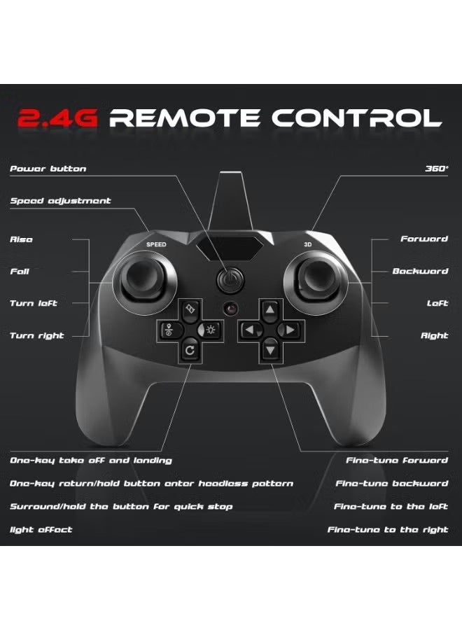 RC Airplane L0712 – 2.4GHz Remote Control Fighter Jet with 360° Stunt Rolls, LED Lights & USB Charging - Easy-to-Fly RTF Aeroplane Toy for Kids, Beginners, Adults - Remote Control Drone & Flying Toy - Image 3