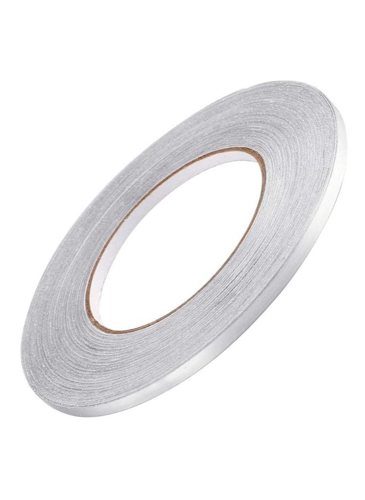 Spaceshoop - Home Decor Floor Seam Sticker self-adhesive Tile Stickers Decorative Sealing Foil Tape Waterproof Silver DIY Foil Strip Wall Sticker (Silver, S-0.5CM-50M) - Image 1