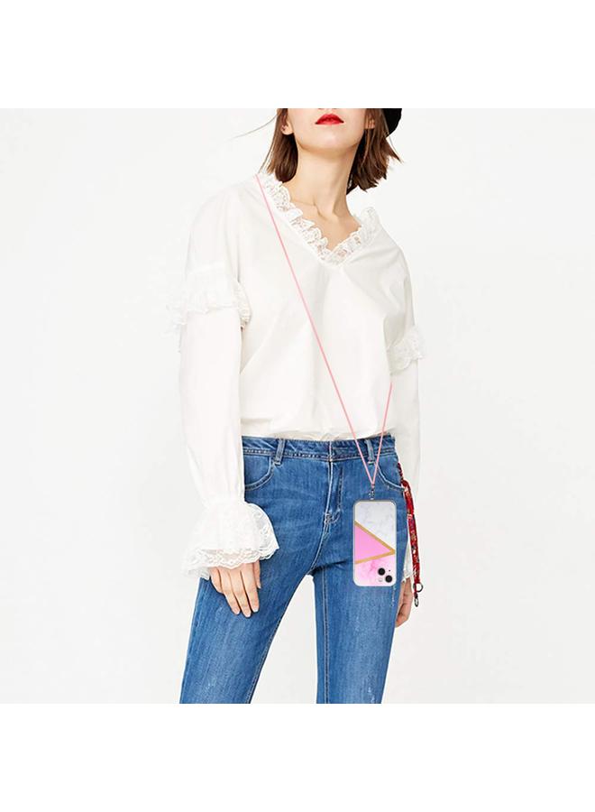 اس-توب جراب لهاتف iPhone 14 مصنوع من مادة TPU بخياطة رخامية - Image 4