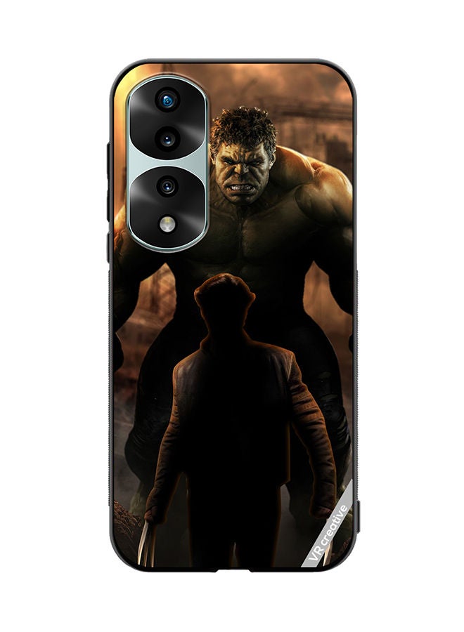 VR CREATIVE Protective Case Cover For Honor 70 Pro Hulk Vs Xman Design Multicolour - Image 1