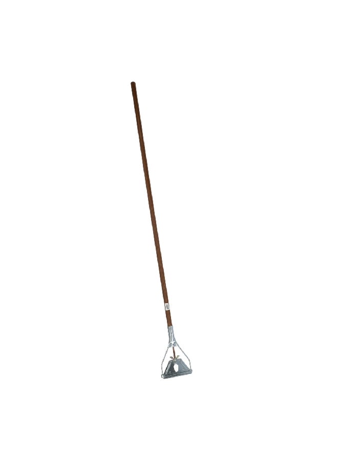 ACE Quick Change Long Wooden Mop Stick Brown and Silver 1 1/8 x 60 Inch 11830W(1020) - Image 3