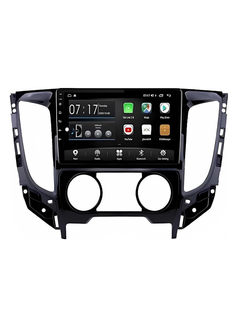SHEZA STAR - Android Car Stereo for Mitsubishi L200 5 2015 2016 2017 2018 2019 2020 6GB RAM 128GB ROM 9 Inch Support SIM Card, Apple Carplay, MirrorLink WiFi BT, IPS Touch Screen with AHD Camera Included - Image 1