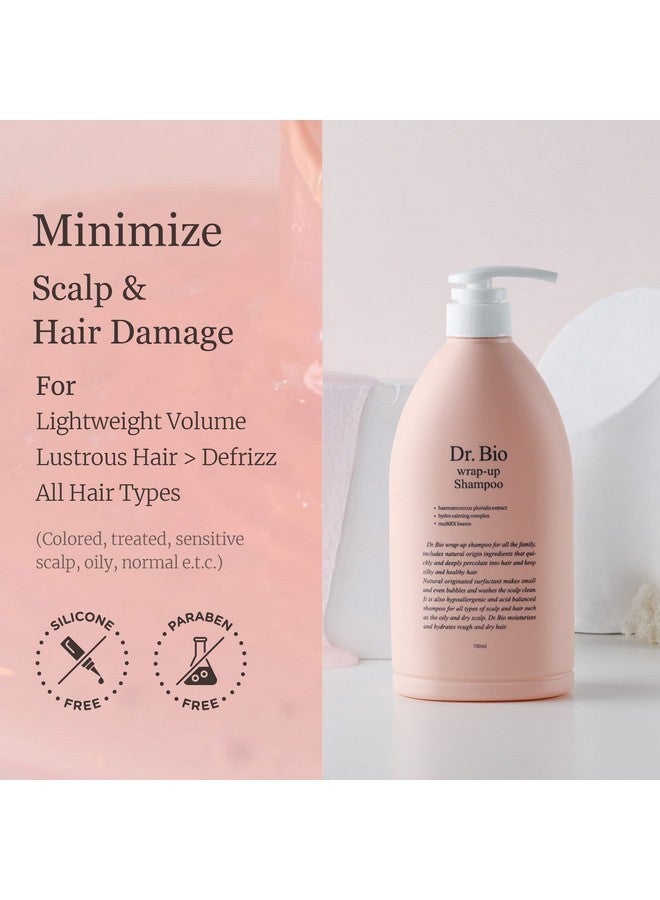 دكتور بيو شامبو دكتور بيو راب-أب، شامبو مرطب وملطف للشعر مع البروبيوتيك والسيكا، للعناية بالشعر وفروة الرأس الحساسة، شعر ناعم ولامع، نباتي، خالٍ من السيليكون والبارابين، للعناية بالشعر الكوري - Image 4