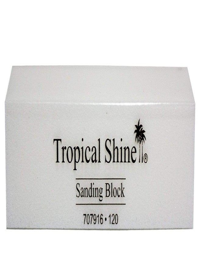 كتلة صنفرة بيضاء لامعة استوائية (خشنة 120) - Image 2