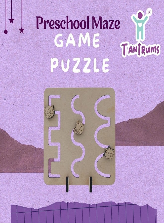 Tantrums Preschool Maze Game Puzzle for Learning | Education Puzzle Learning Aid for Kids - Image 5