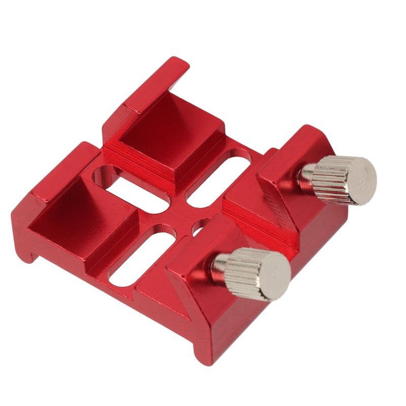 Universal Dovetail Base for Finder Scope Aluminium Alloy Optical Telescope Finderscope Mount Bracket for Optical Telescope Red - Image 2