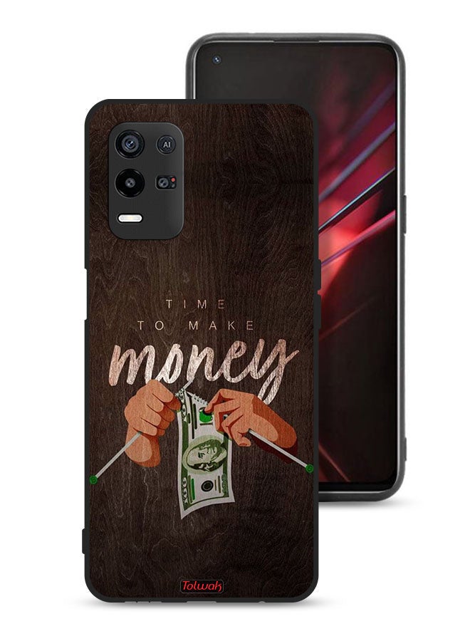 Tolwak Oppo K9x Protective Case Cover Time To Make Money - Image 1