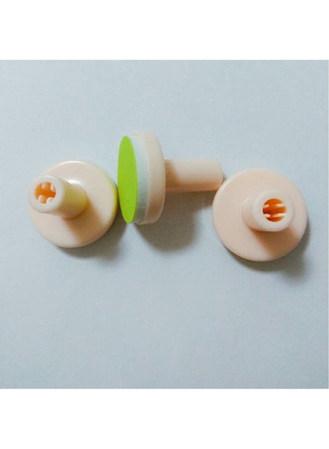 Jaybva Replacement Pads for Electric Baby Nail Trimmer - Jaybva 6PCS Grinding Heads Polish Disc for Standard Nail File Clippers Filer Cutter Grooming Kit Pink - Image 3