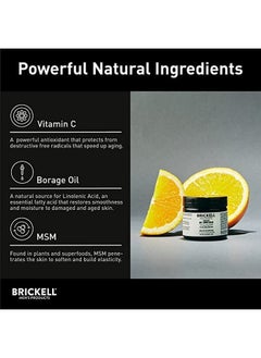 Brickell Men's Products Resurfacing Antiaging Face Cream For Men Natural And Organic Face Moisturizer Vitamin C Cream For Wrinkles 2 Ounce Scented  - Image 4
