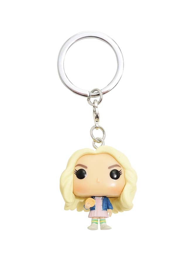 Stranger Things: Eleven Bobblehead Vinyl Keychain - Image 1