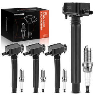 8-Pack Ignition Coil & Iridium Spark Plug Set For Infiniti QX56 QX80 & Nissan Armada