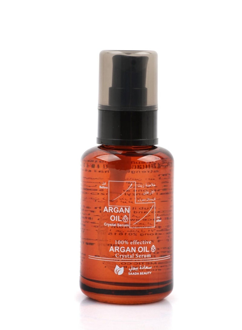 سعادة بيوتي سيروم كريستال بخلاصة زيت الارغان للشعر 60 مل - Image 1
