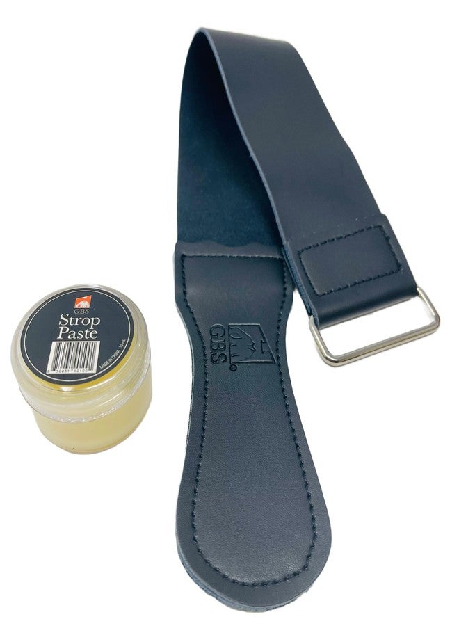 G.B.S Men's Shaving Set- Deluxe Straight Razor 6/8in Carbon Steel Razor, Shaving Mug, Synthetic Bristles Brush, Shaving Soap Razor Case, Alum Block and Strop - Image 4