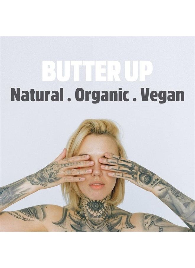Butter Up - Tattoo Aftercare - Heals & Brightens Tattoos, Vegan, Natural, Organic, Cruelty Free, Rich Creamy Body Butter 3.4Fl oz - Image 1