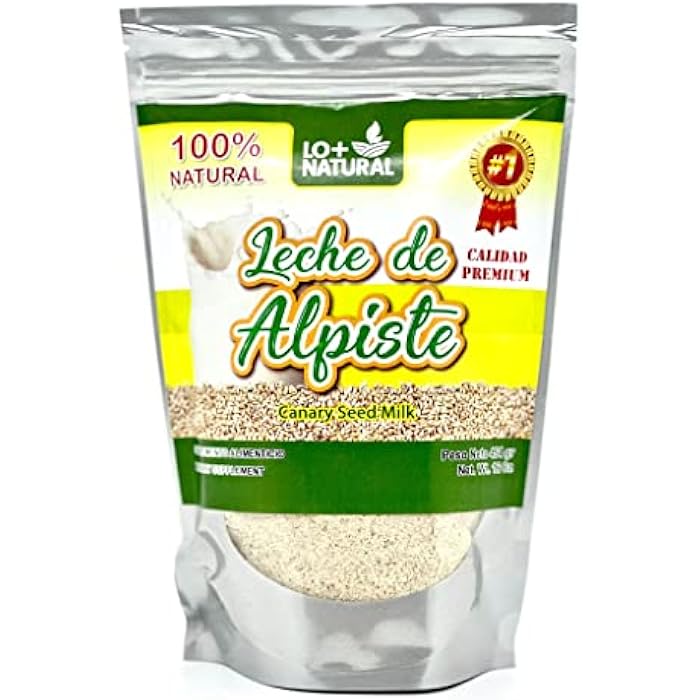Leche de Alpiste (16oz) Canary Seed Milk / 100% Natural Suplemento Alimenticio 1 Unit