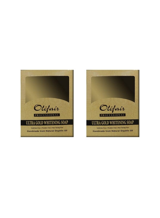 Olifair Ultra Gold Whitening Soap For Men And Women,Handmade With Natural Organic Oil, 200G (Pack Of 2) - Image 1
