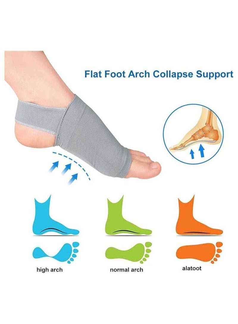 1 Pair Compression Arch Support Sleeves, Arch Support Brace - Image 3