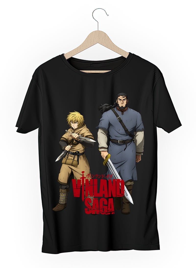 Fashion World Cotton T-shirt Printed with High-quality Anime Vinland  - Image 3