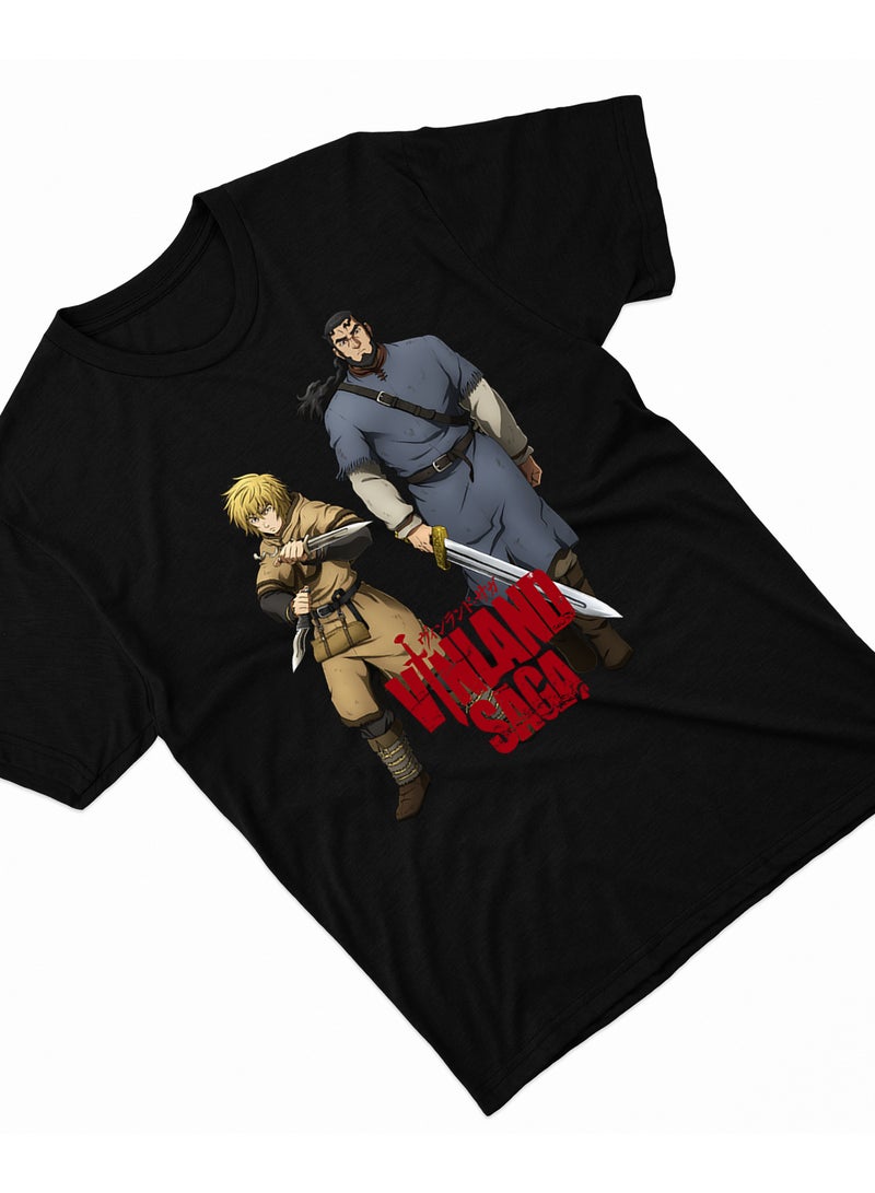 Fashion World Cotton T-shirt Printed with High-quality Anime Vinland  - Image 2