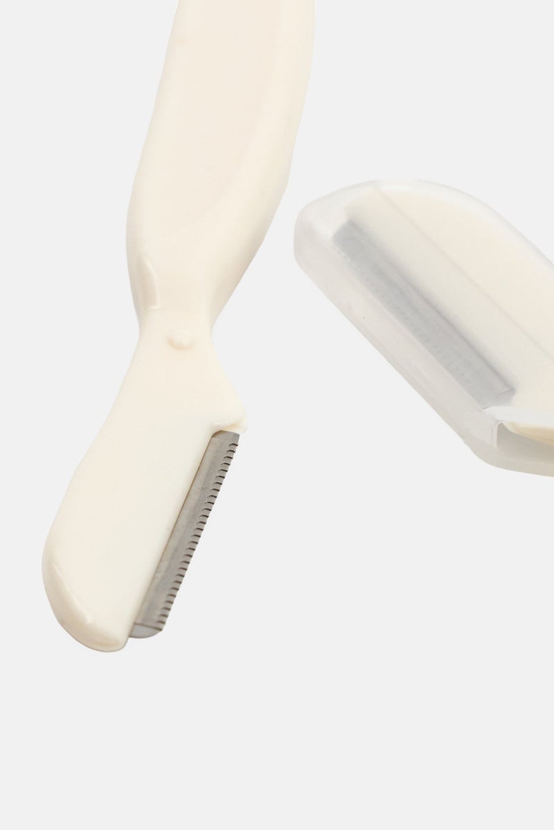 YOTO 3 Pieces Eyebrow Razor Set, White - Image 3