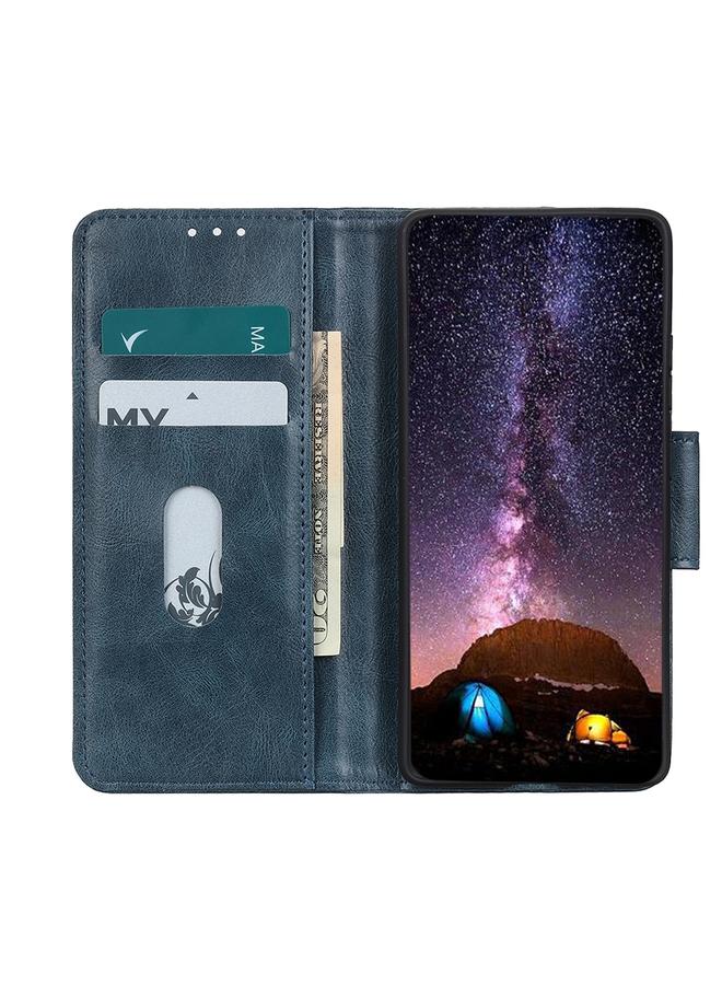 اس-توب جراب لهاتف Samsung Galaxy S21 FE من Mirren Crazy Horse Texture، جراب جلدي قلاب أفقي مع حامل وفتحات للبطاقات ومحفظة - Image 4