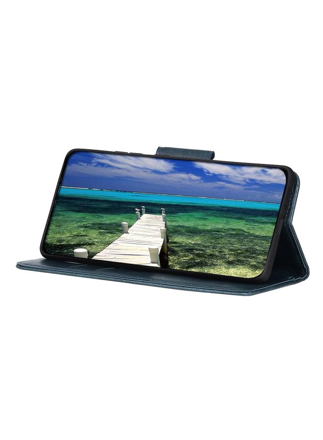 اس-توب جراب لهاتف Samsung Galaxy S21 FE من Mirren Crazy Horse Texture، جراب جلدي قلاب أفقي مع حامل وفتحات للبطاقات ومحفظة - Image 5