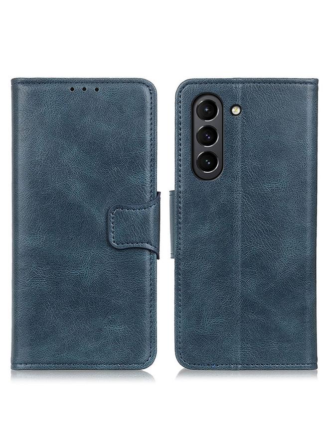 اس-توب جراب لهاتف Samsung Galaxy S21 FE من Mirren Crazy Horse Texture، جراب جلدي قلاب أفقي مع حامل وفتحات للبطاقات ومحفظة - Image 2