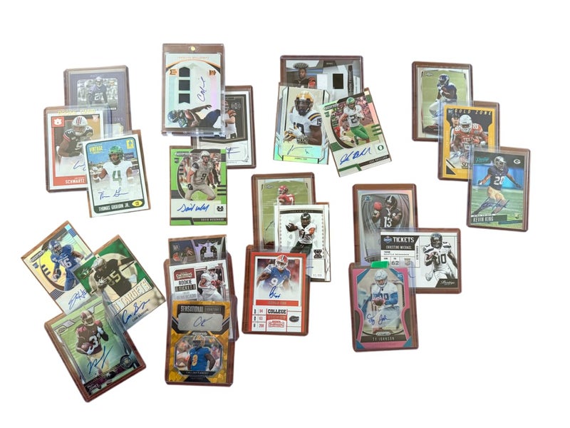 High Cheese Rich Strike Football Card Triple Auto Third and Goal Mystery Pack. 3 Guranteed Autograph Football Cards. - Image 4