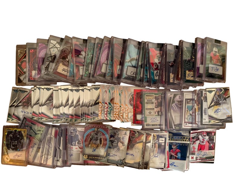 High Cheese Rich Strike Football Card Triple Auto Third and Goal Mystery Pack. 3 Guranteed Autograph Football Cards. - Image 2