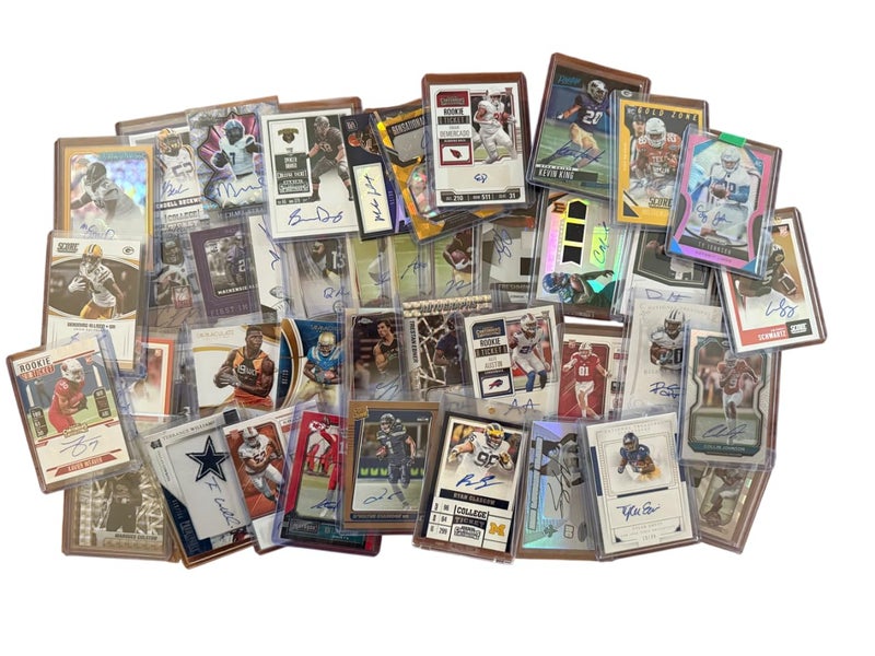 High Cheese Rich Strike Football Card Triple Auto Third and Goal Mystery Pack. 3 Guranteed Autograph Football Cards. - Image 3