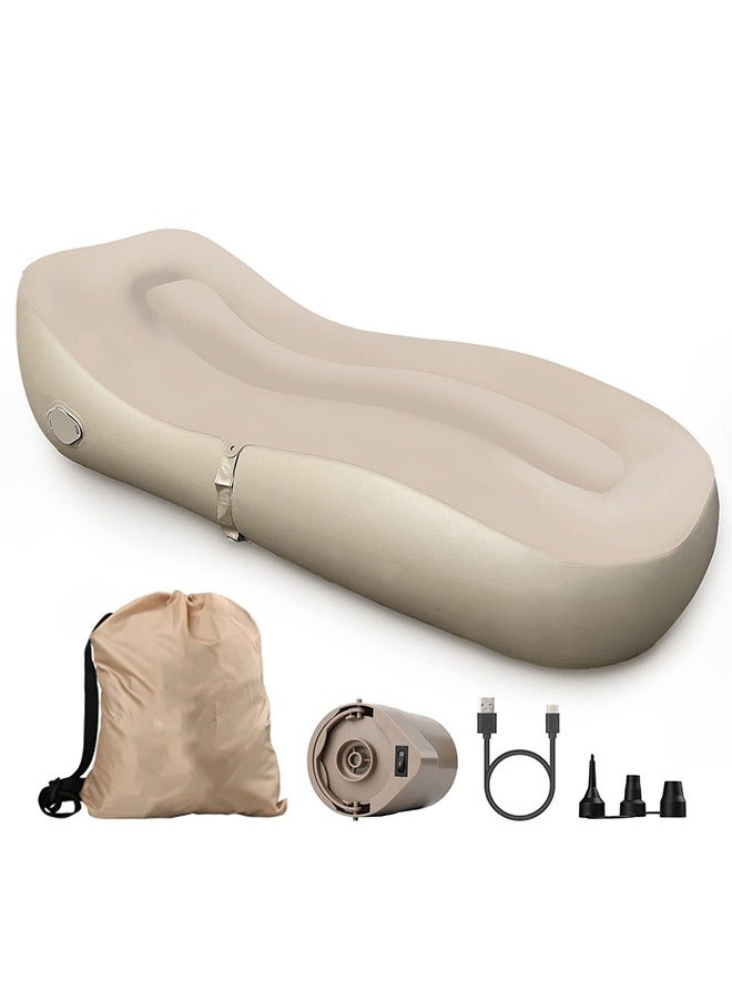 Auto Inflatable Couch, Air Mattress Sofa Bed with Portable Air Pump