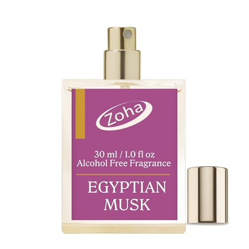 Zoha Egyptian Musk Egyptian Perfume for Women and Men Alcohol Free Fragrance Oil Mist 30ml