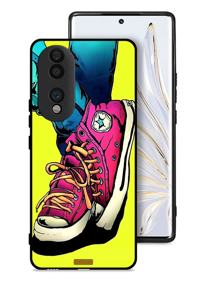 Tolwak Honor 70 Protective Case Cover Canva Shoes Art - Image 1