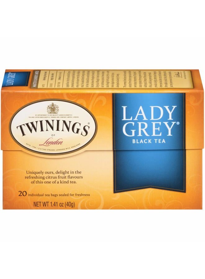 Twinings Lady Grey Black Tea, 20 Tea Bags  - Image 5