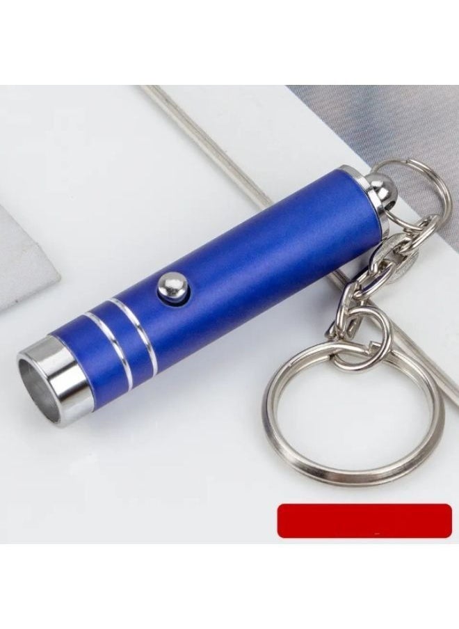 Generic Mini Aluminum UV Torch LED Light Torch Keychain Pocket Light Lamp with Batteries for Mark Checker  - Image 1