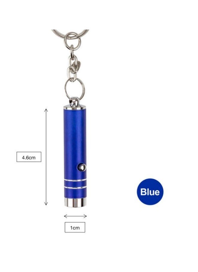 Generic Mini Aluminum UV Torch LED Light Torch Keychain Pocket Light Lamp with Batteries for Mark Checker  - Image 2