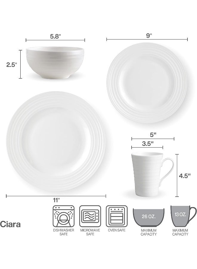 Mikasa طقم أدوات المائدة ميكاسا سيارا 16 قطعة للخدمة لـ 4 أشخاص - Image 2