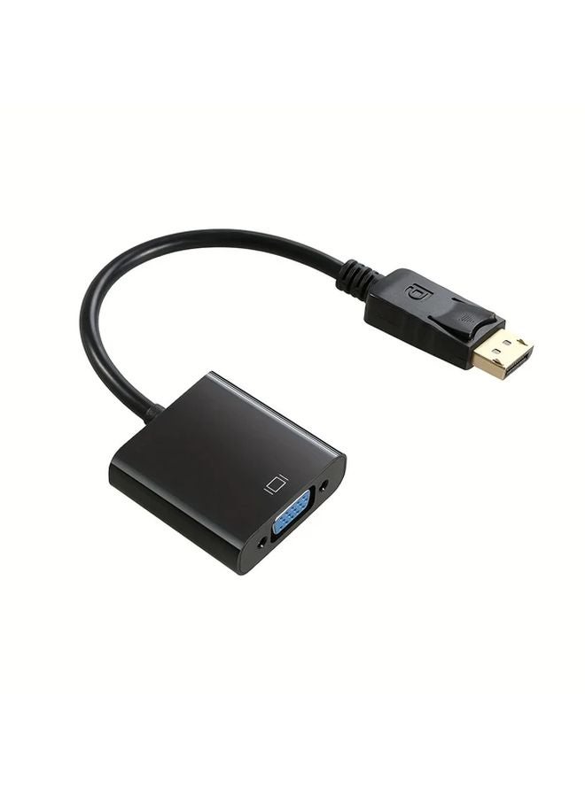 DisplayPort To VGA Adapter Male To Female Converter For PC Laptop Monitor Projector - Image 4