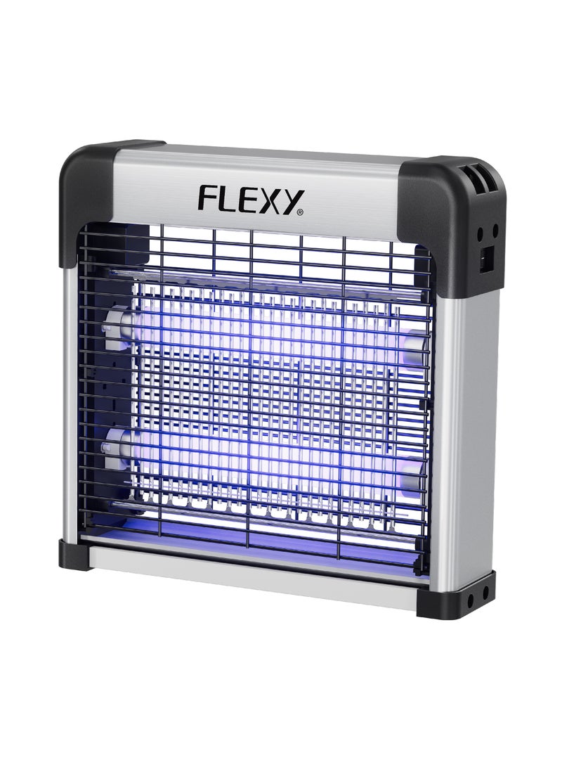 Flexy FLEXY INSECT KILLER: 12W, Aluminium, Double UV LED, High-Voltage Network, Safe for Mother & Baby, Insulated 70mm, 2-Year Warranty – Effective & Reliable Pest Control.  - Image 1