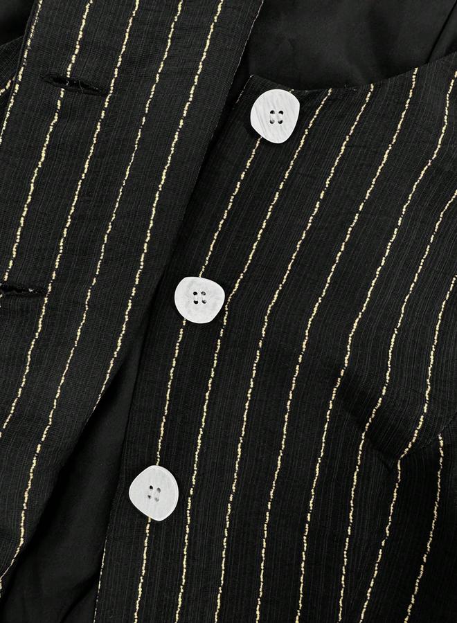 Styli Striped Button Up Top and Pants Co-Ords - Image 5