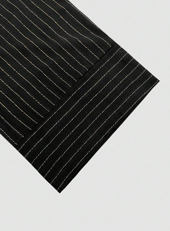 Styli Striped Button Up Top and Pants Co-Ords - Image 3