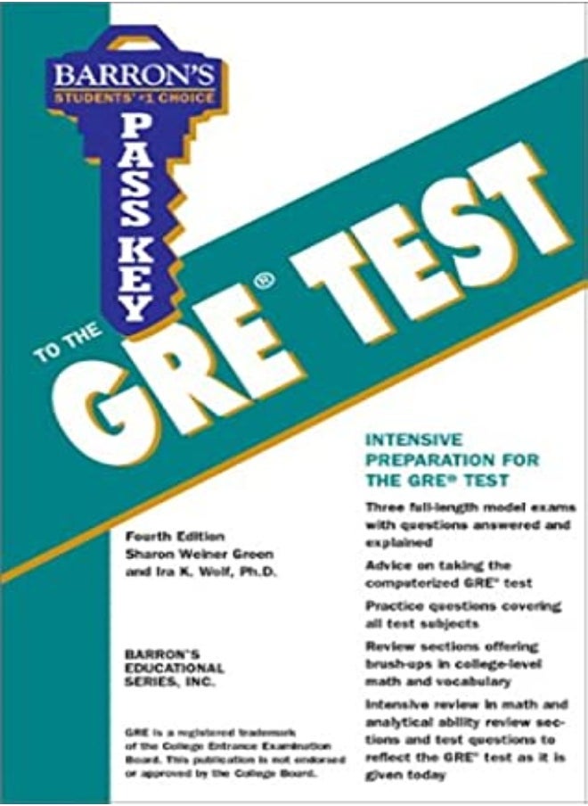 null - Pass Key to the GRE Test (Barron's Pass Key to the Gre) - Image 1