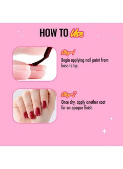 MyGlamm Popxo Makeup Collection, Vibin' Mini Nail Kit Exclusively, Paraben Free, Long Lasting Formula, 5 In 1 Combo, Glossy Finish, 3 Ml, Pack Of 5  - Image 5