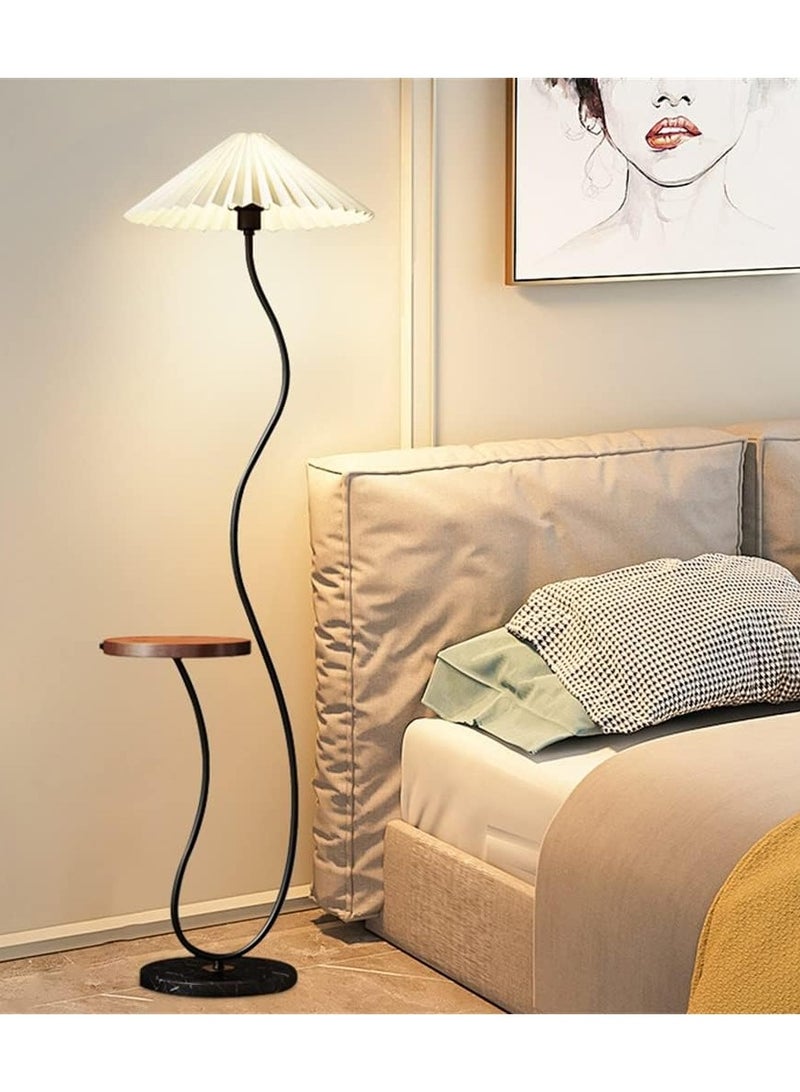 DubaiGallery French Style Creamy Style Floor Lamp Living Room Bedroom Bedside and Sofa Side Coffee Table Silencer Artistic Atmosphere Fancy Table Lamp - Image 1