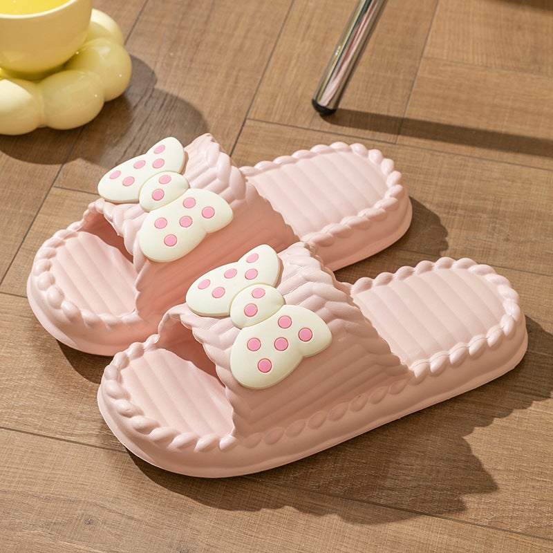 Slippers Women'S Summer Thick Bottom Cartoon Non-Slip Deodorant Indoor Bathroom Bath Couple'S Feeling Slippers Men'S - Image 1