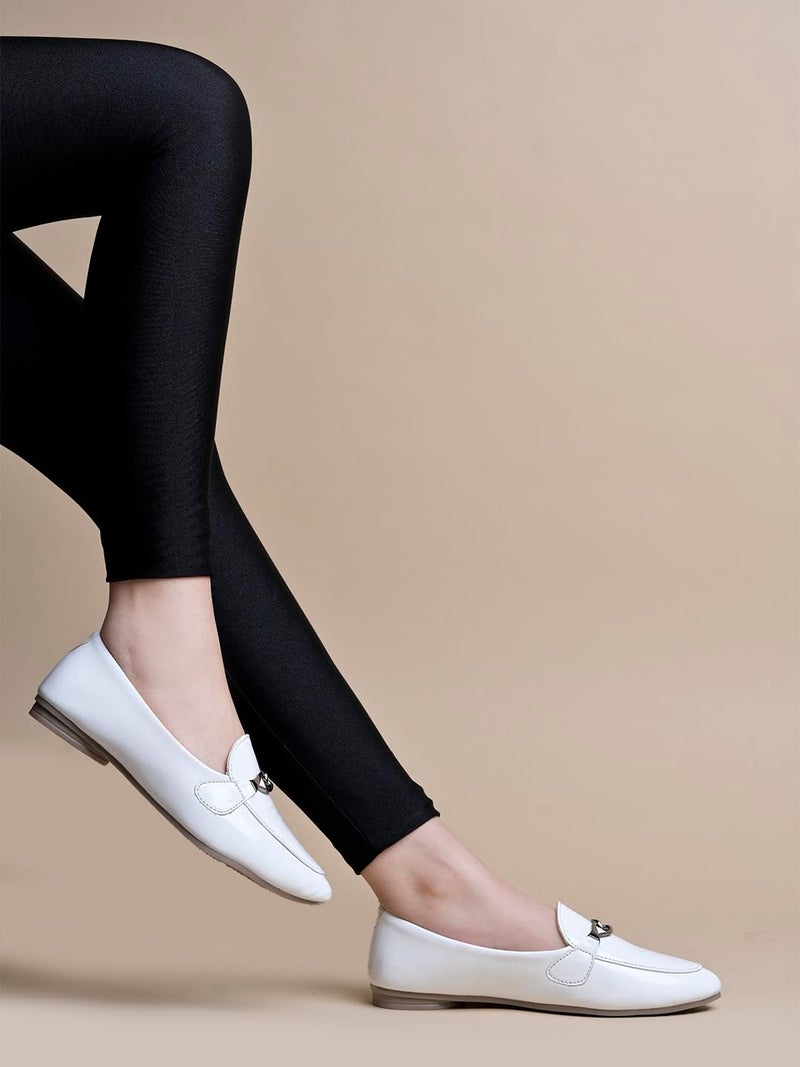 Shoetopia حذاء شوتوبيا مسطح مدبب للنساء والفتيات - Image 3
