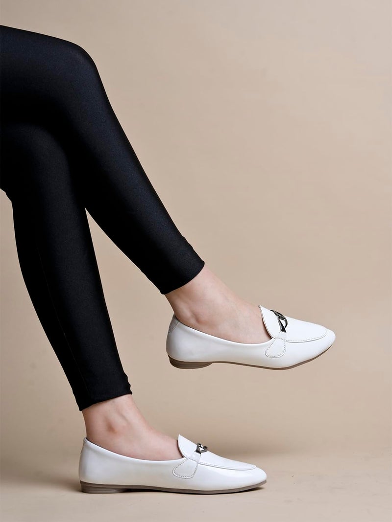 Shoetopia حذاء شوتوبيا مسطح مدبب للنساء والفتيات - Image 2