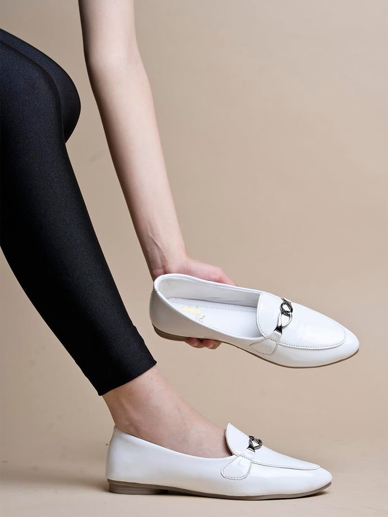 Shoetopia حذاء شوتوبيا مسطح مدبب للنساء والفتيات - Image 4